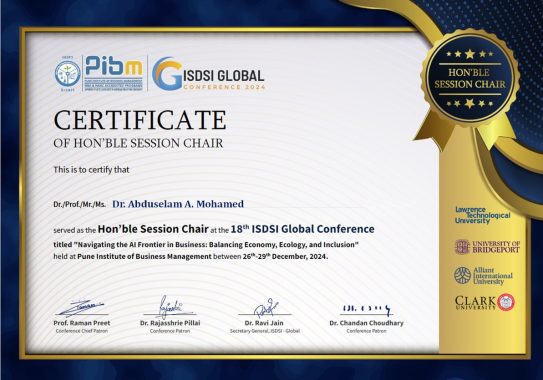 ISDSI Global Certificate